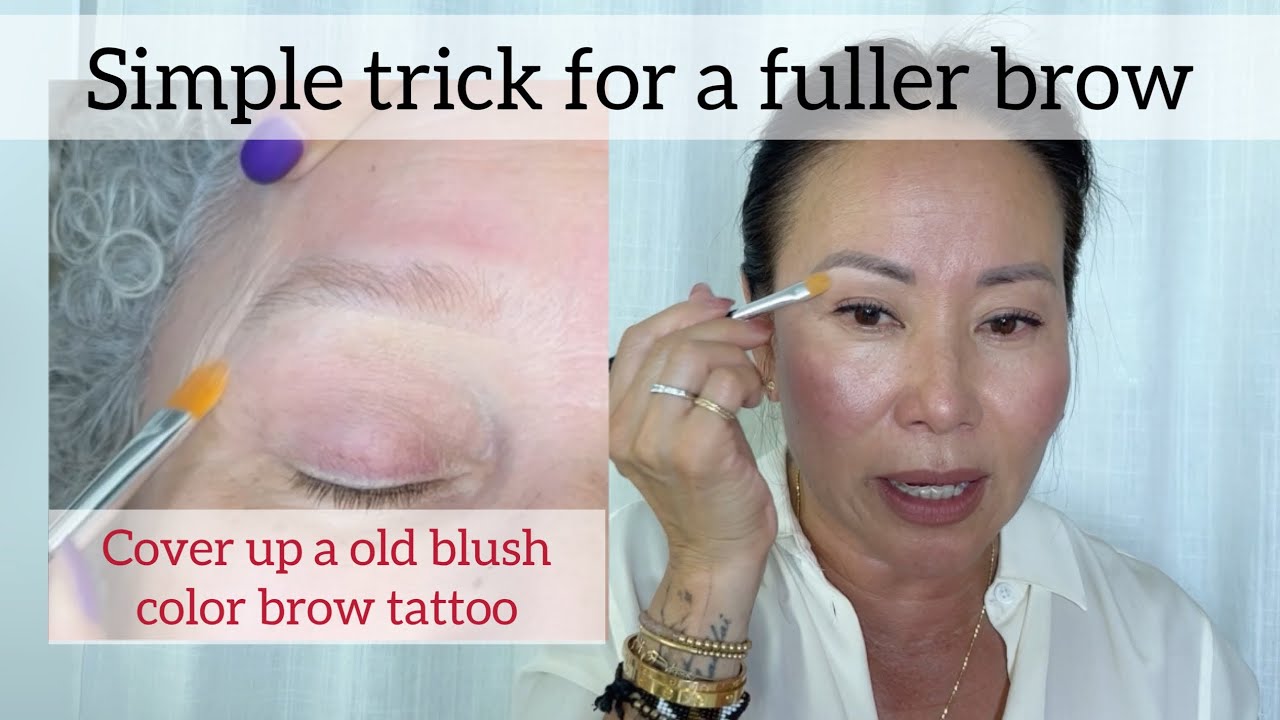 Simple trick to a fuller brow