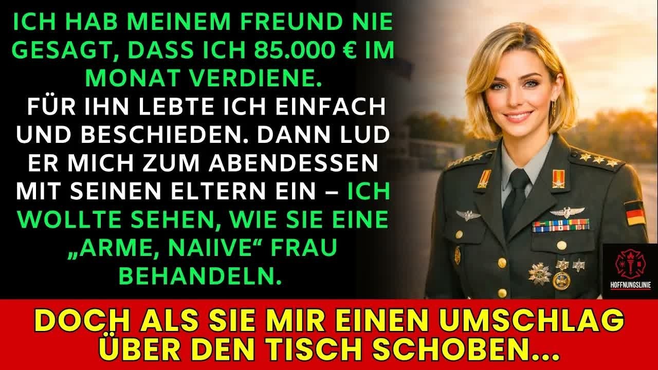 Ich gab mich beim Dinner mit den reichen Eltern meines Freundes arm – die Wahrheit schockte alle