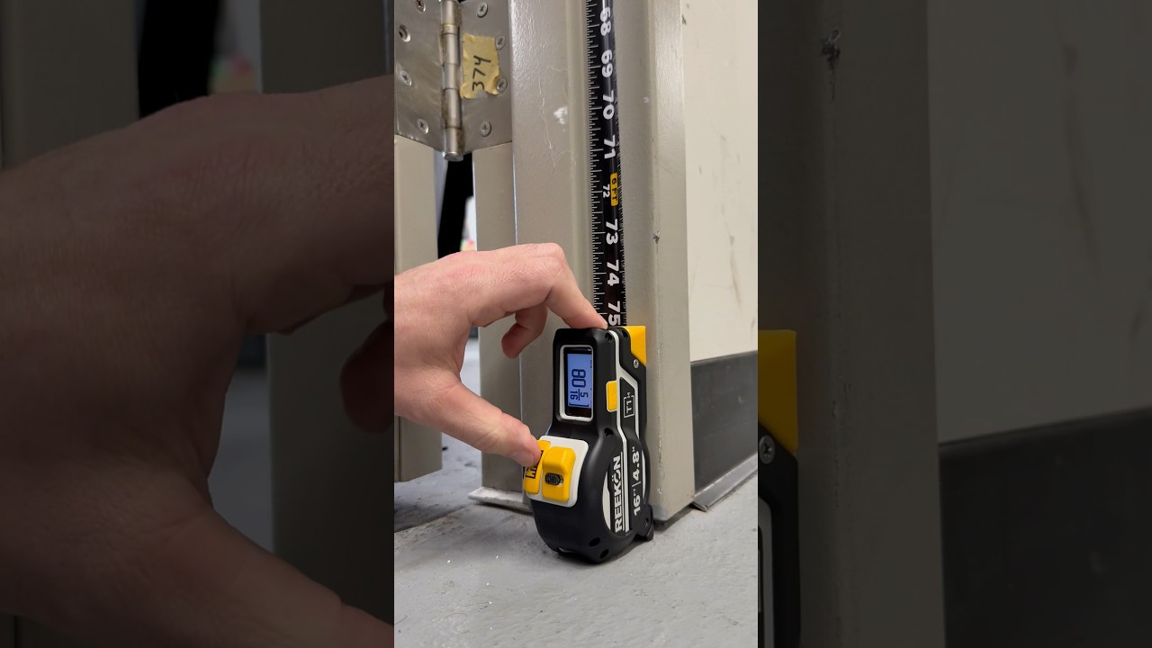 Door, window, and opening dimensions made easy and fast with the T1M Utility Digital Tape Measure