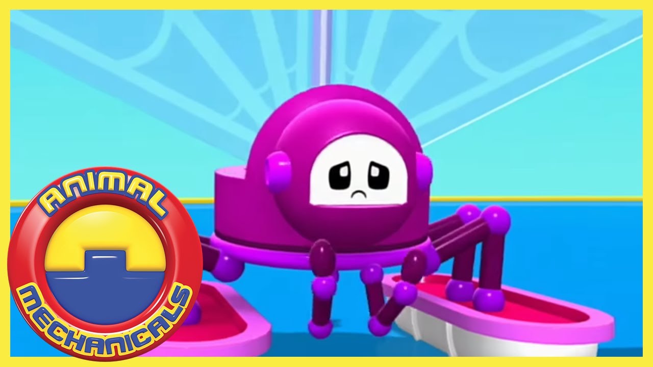 Animal Mechanicals 316 - Mechana Spider Sailor Island | Full Episode HD | Cartoons for Kids