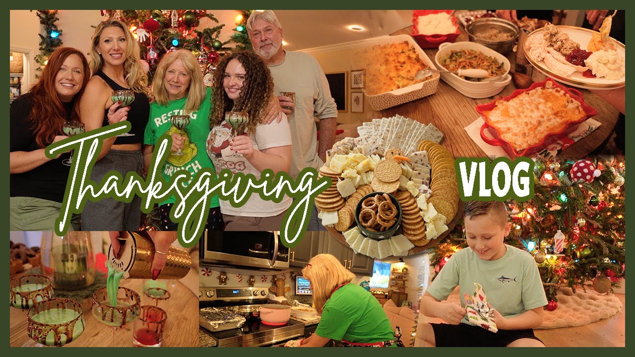 2024 THANKSGIVING DAY IN MY LIFE | Celebrating Thanksgiving inspired by Christmas! 🎄🦃