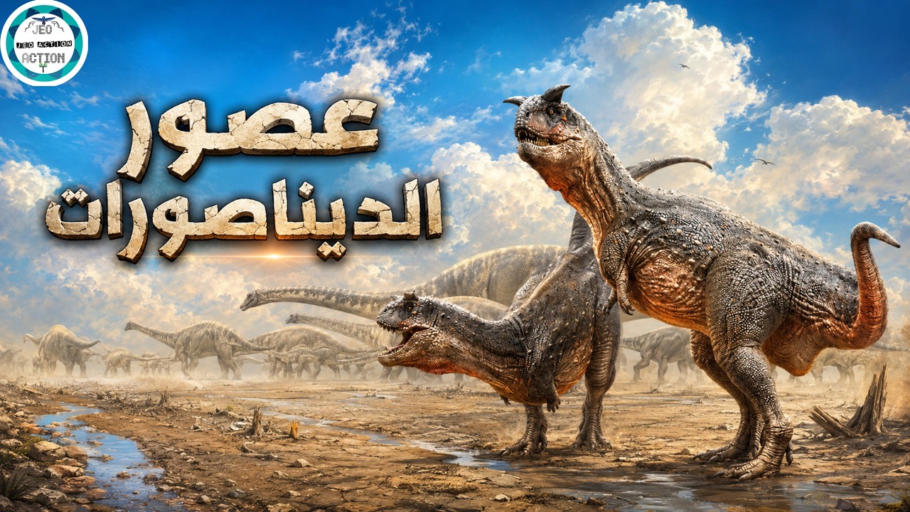 رحلة لعصور الديناصورات الثلاثة لكى نرى كيف كانت الارض قديما!!!