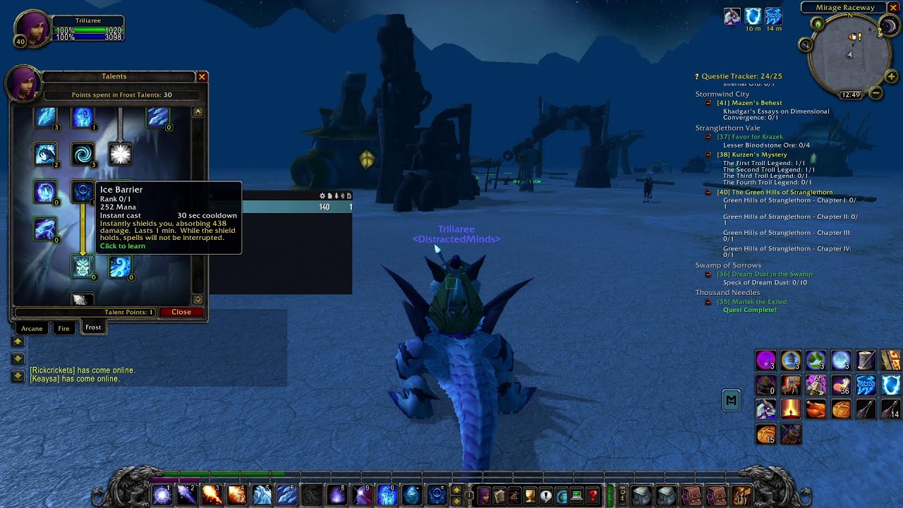 Wow tbc classic Mage leveling.