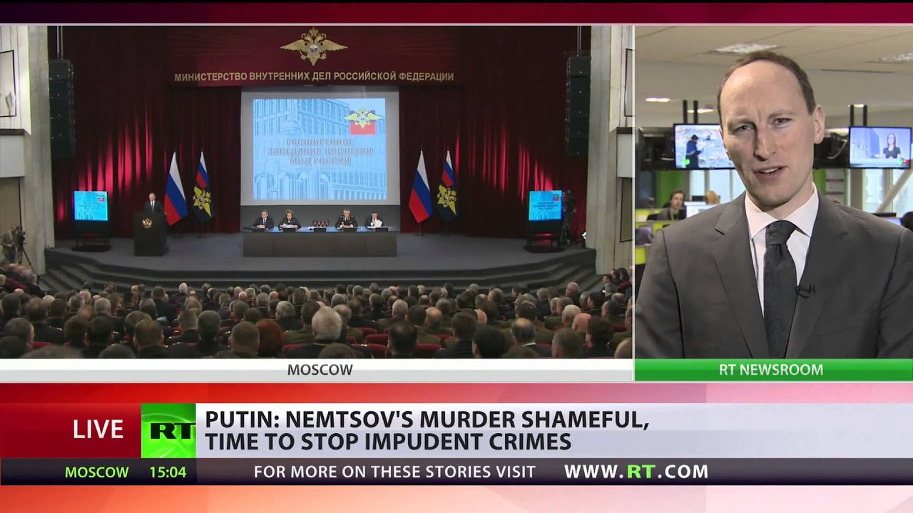 Putin  Nemtsov murder a 'shameful' crime