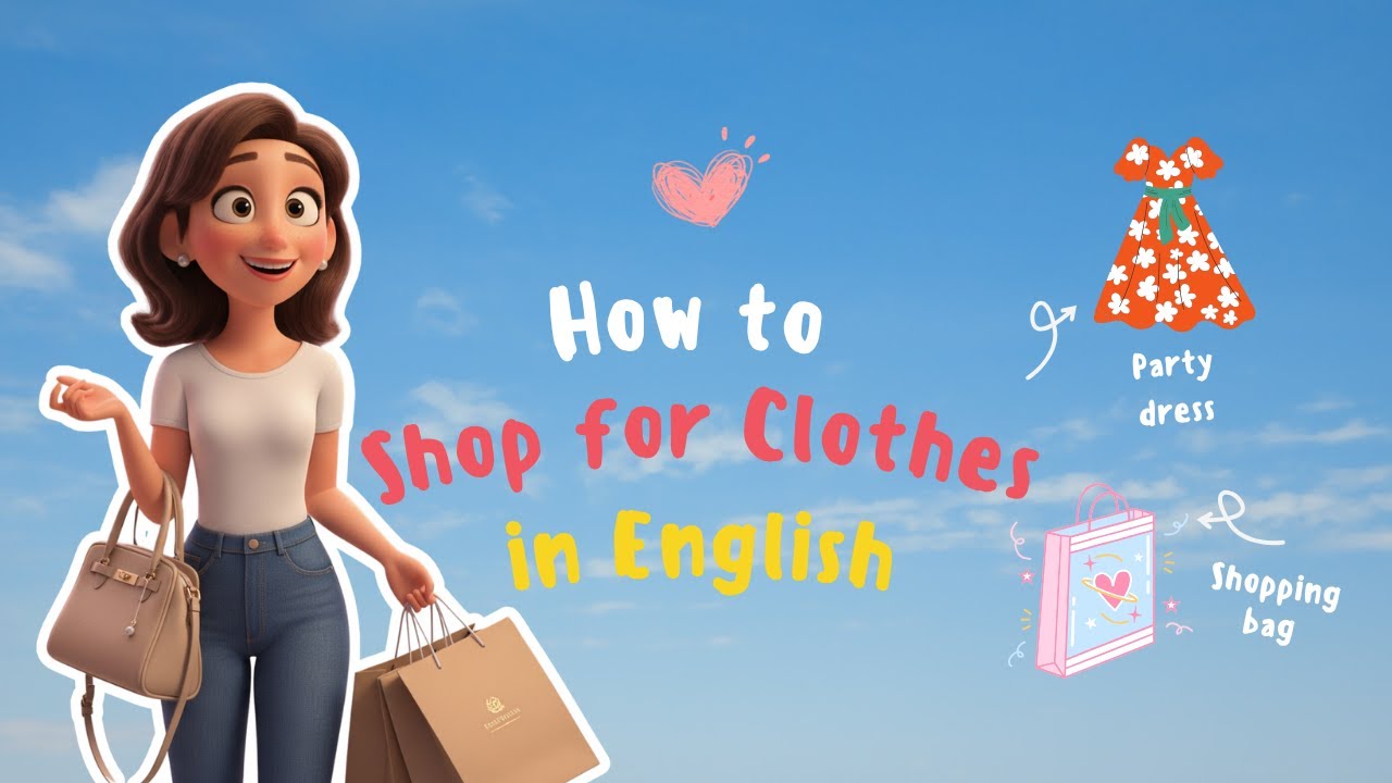 [B1] How to Shop for Clothes | English Listening & Speaking Practice