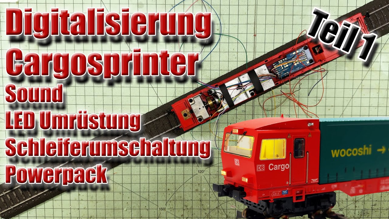 Digitalisierung Märklin Cargosprinter 34090 (Teil 1)