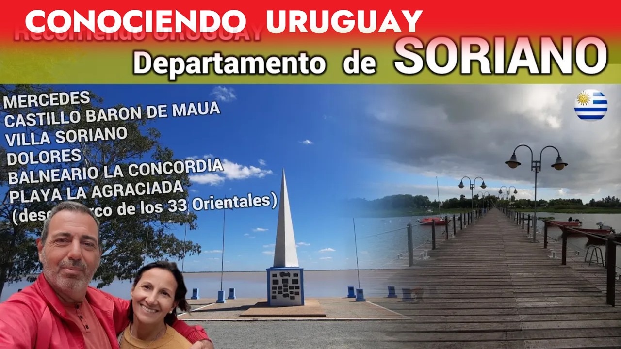 Uno de los mas Turísticos, Históricos y Hermosos del URUGUAY - Departamento de SORIANO