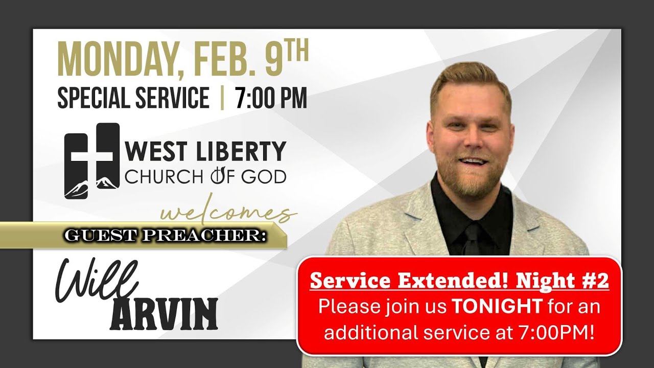 Evangelist Will Arvin Second Special Service
