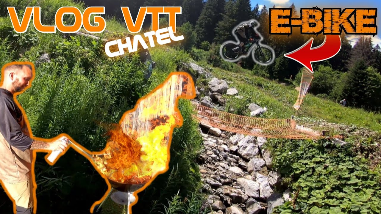 VTT Vlog Il saute le River-gap en E-Bike !