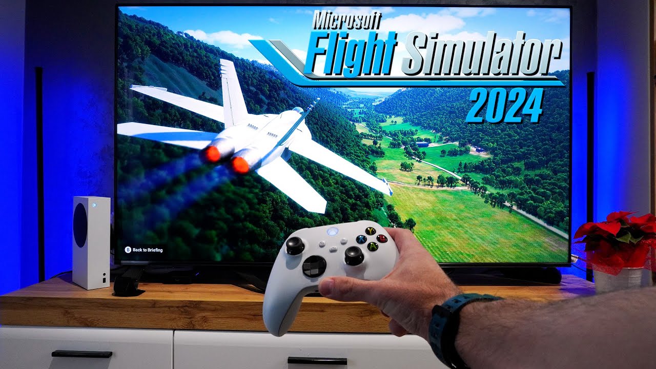 Microsoft Flight Simulator 2024 | XBOX SERIES S POV Gameplay, Graphics, 65 Inch 4K TV |