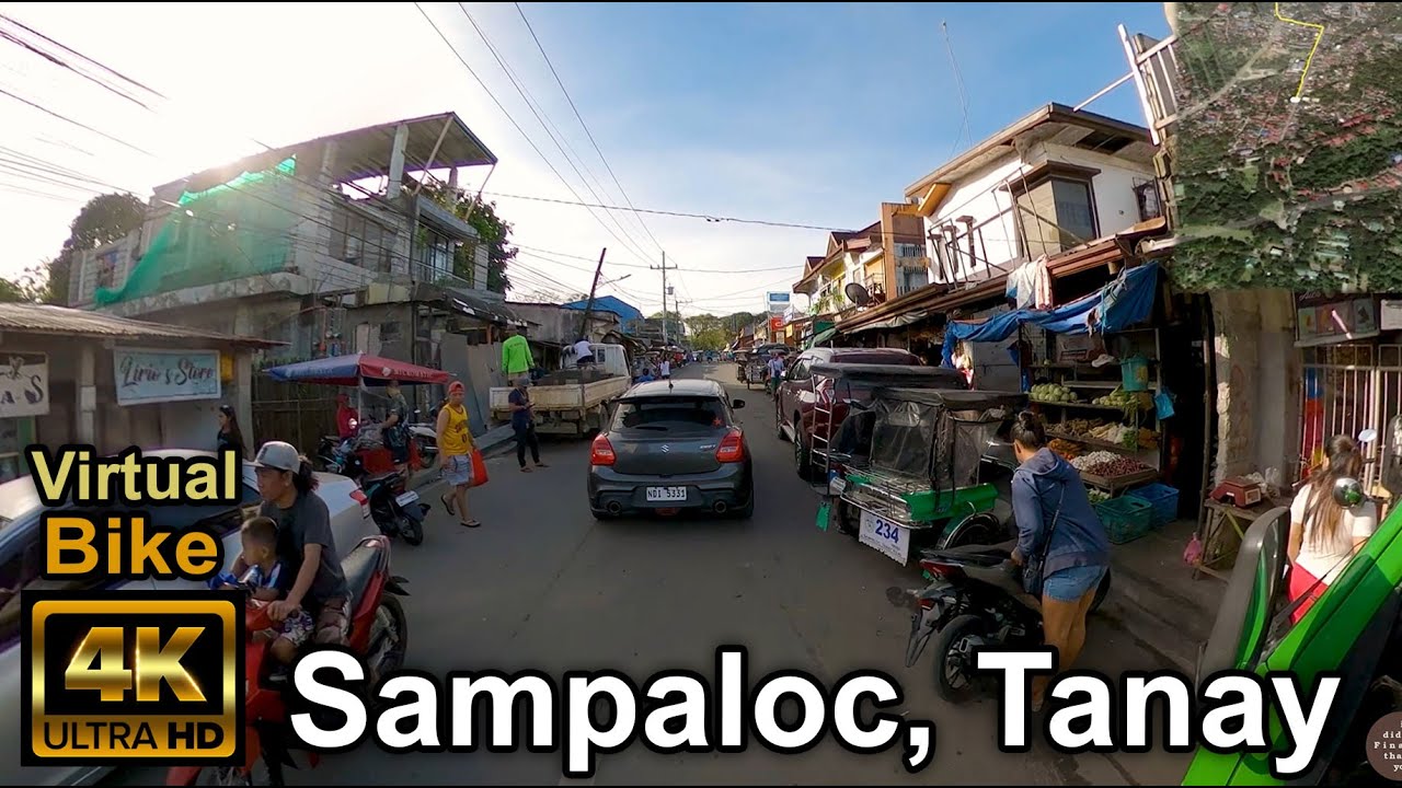 [4K] Bike Tour | Bicycling around Sampaloc, Tanay, Rizal | GoPro Max 360 Reframe