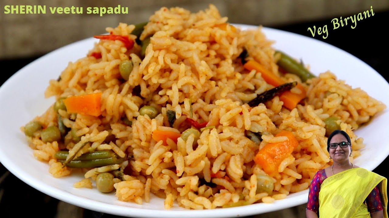 வெஜ் பிரியாணி | Simple Veg Biryani | Biryani Recipe | Lunch Menu In Tamil