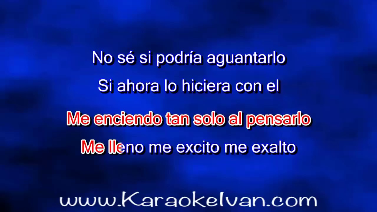 Dulce - Porque me gusta a morir KARAOKE