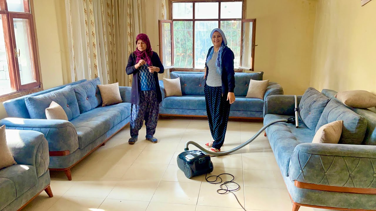 ABLAM KÖY EVİNE DÖNÜYOR | YENİ KÖY EVİ KOLTUK TAKIMLARI GELDİ