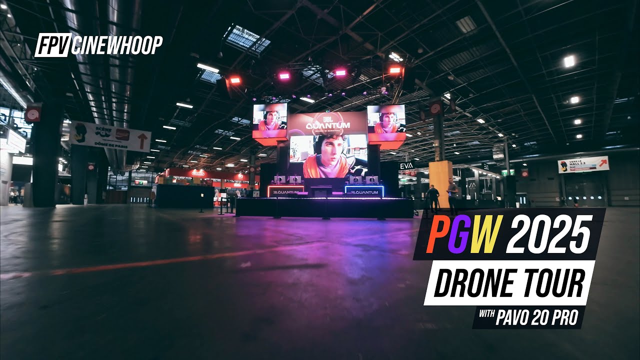 Paris Games Week 2025 / FPV Cinewhoop (Pavo 20 Pro + O4 Pro)