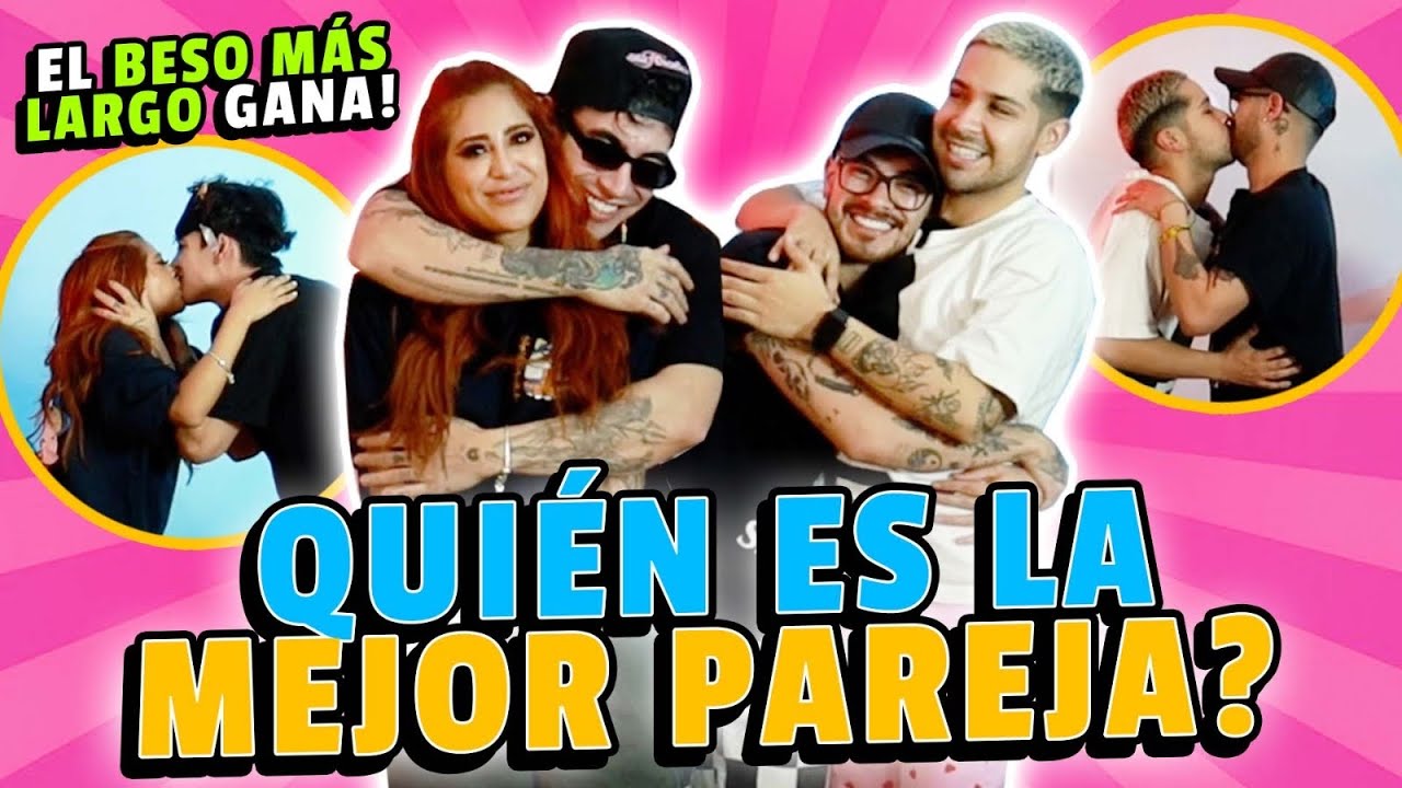 EL BESO MÁS LARGO GANA UN VIAJE TODO PAGODO 😱| ¿Quién es la mejor pareja de YouTube?