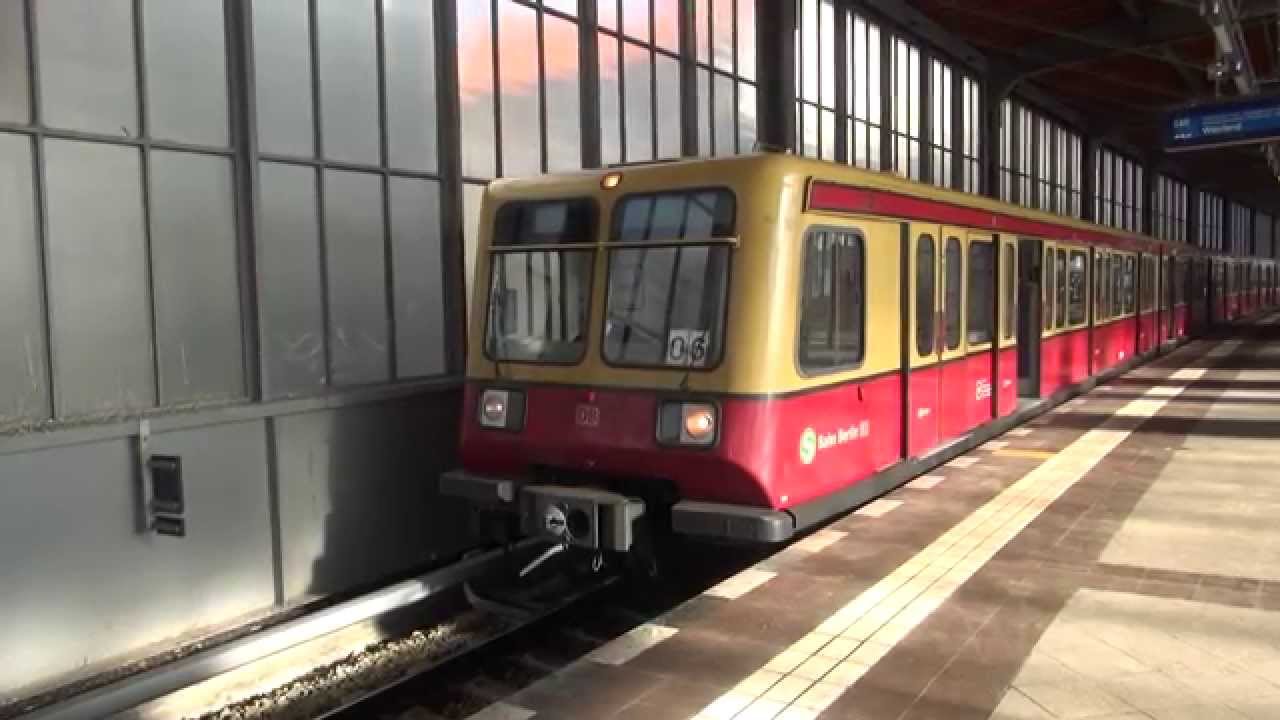 S-Bahn Berlin - der Bahnhof Schöneberg mit Zügen aller Baureihen [1080p]