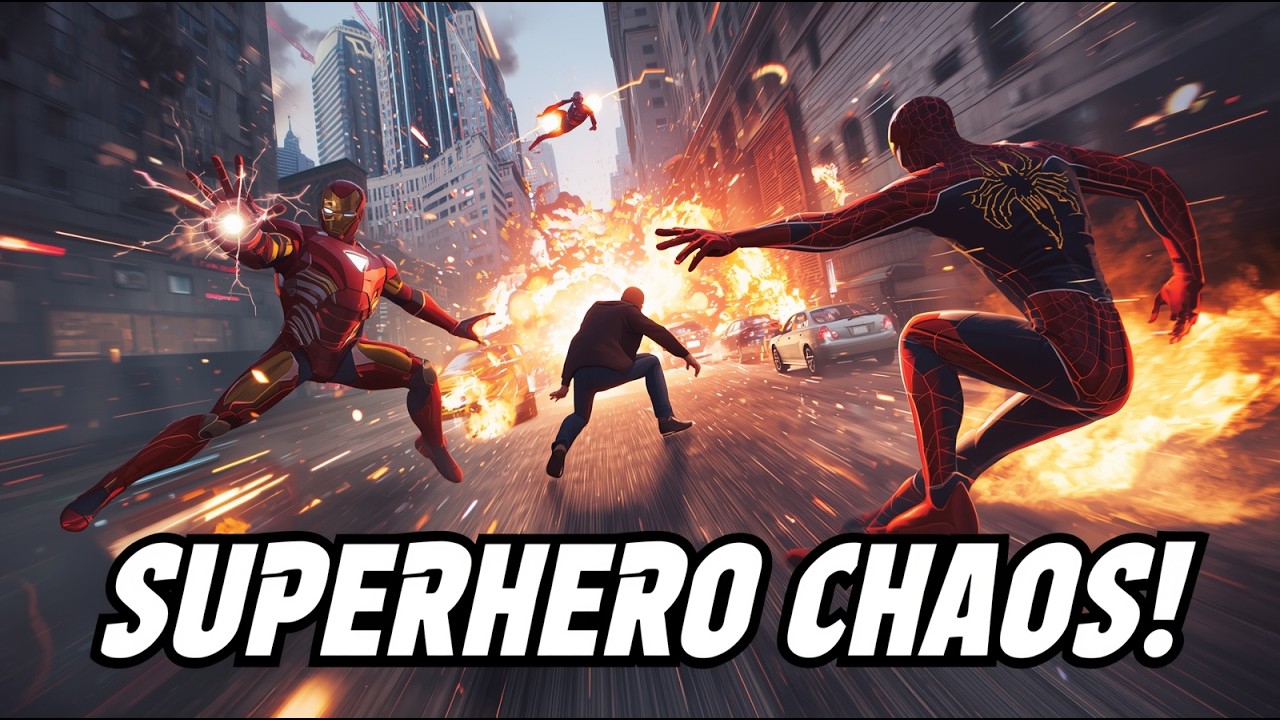 GTA V: City of Broken Heroes 😱😱 || #gta #ragdollphysics