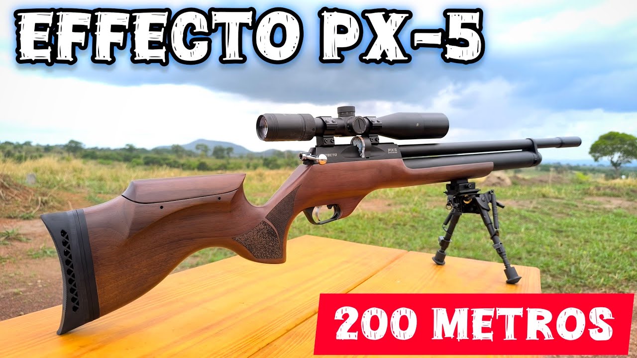 PCP Effecto PX-5 W aos 200 metros
