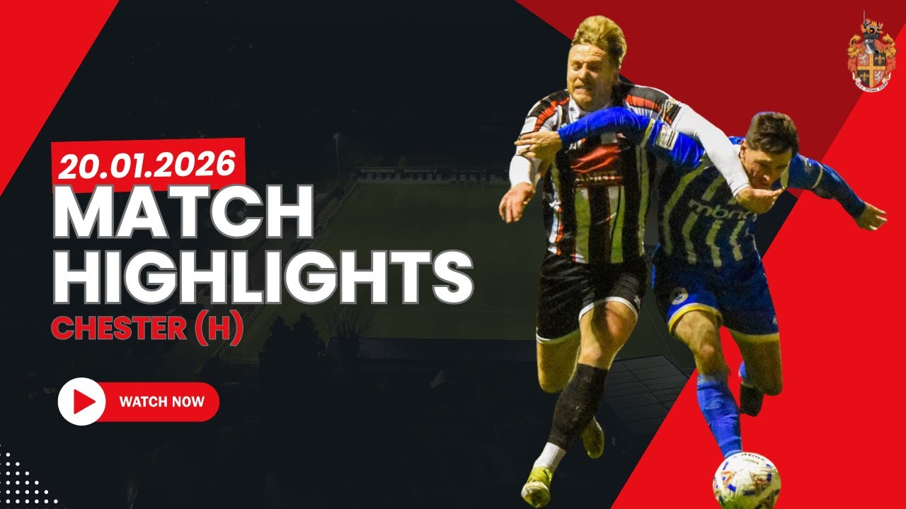 Highlights | Spennymoor Town 1 Chester 2 | Tuesday 20th January 2026
