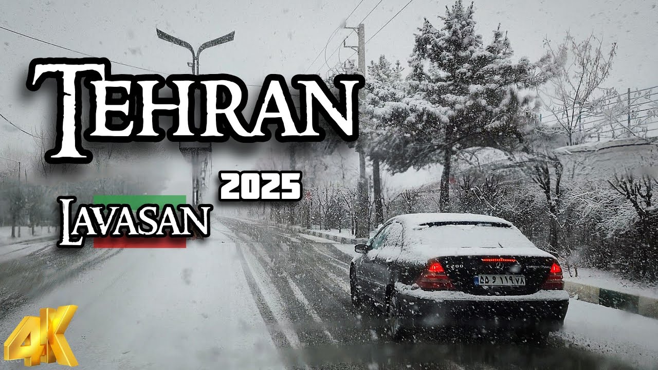 ❄️🚗 INSANE Snowy Drive in Lavāsān! We Weren’t Expecting This! ❄️ Lavasan Tehran 2025