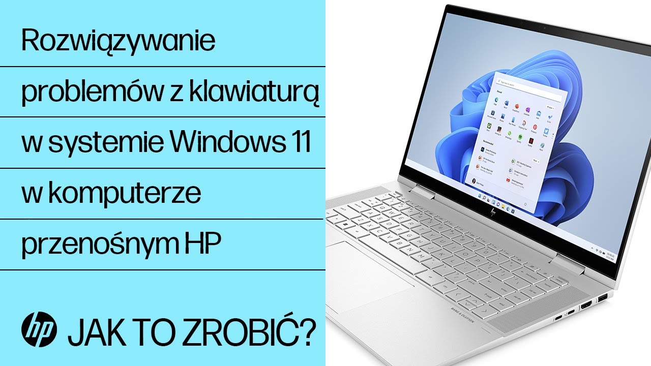 Rozwiązywanie problemów z klawiaturą w systemie Windows 11 dla komputerów przenośnych HP