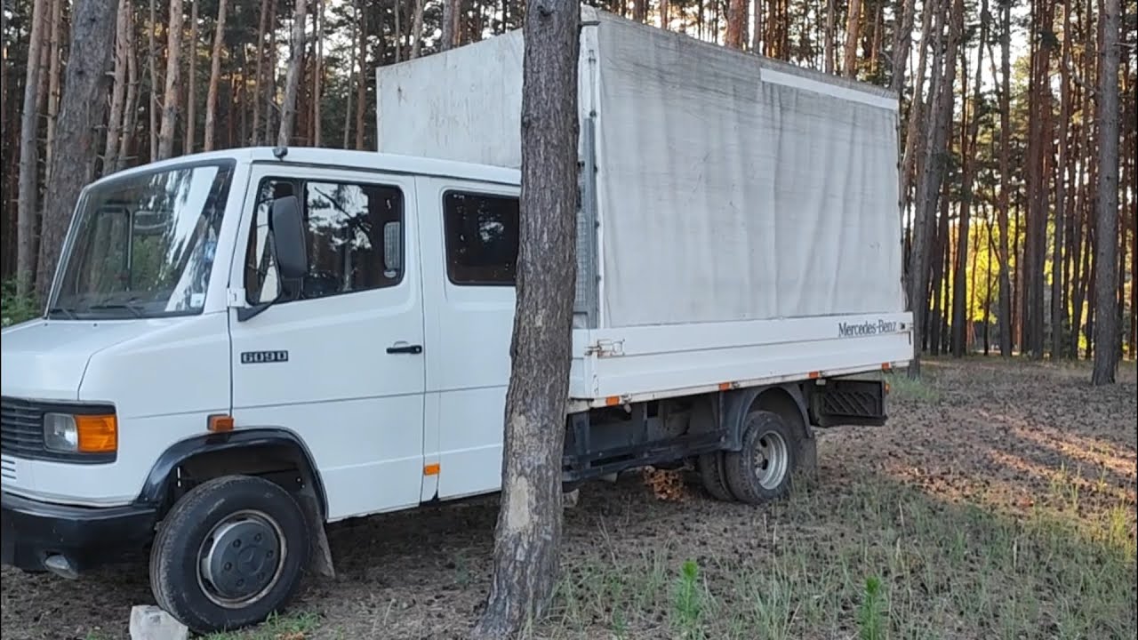 Ремонт грузовика Мерседес 609D. Установка кардана после реставрации, и проверка его в работе. #7.