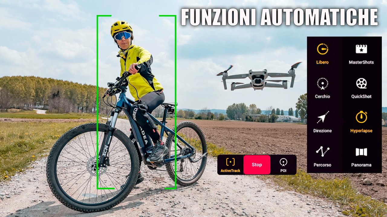 DJI AIR 2S Tutte le Funzioni Automatiche | Test Estremo Active Track 4.0 MIGLIORATO?