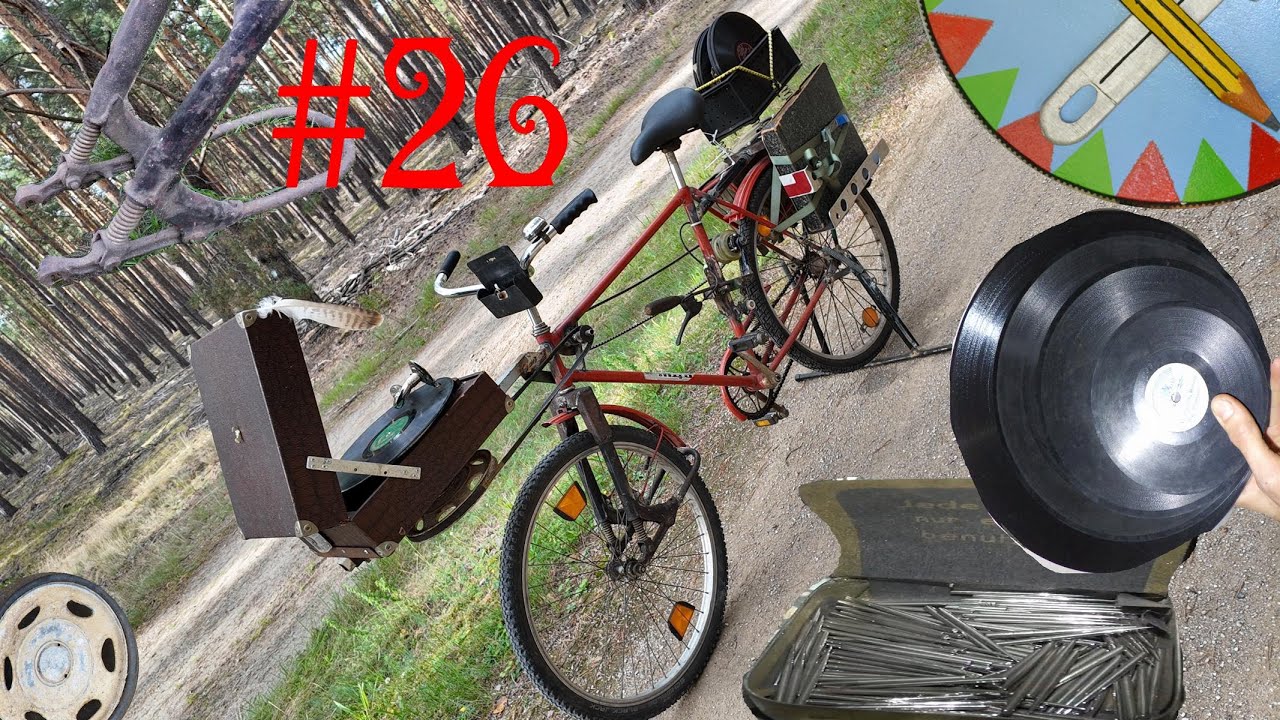 Gramophone turntable bicycle #26