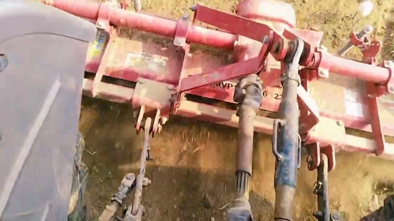 रोटावेटर से खेत जोताई – मिट्टी हुई एकदम भुरभुरी 🚜