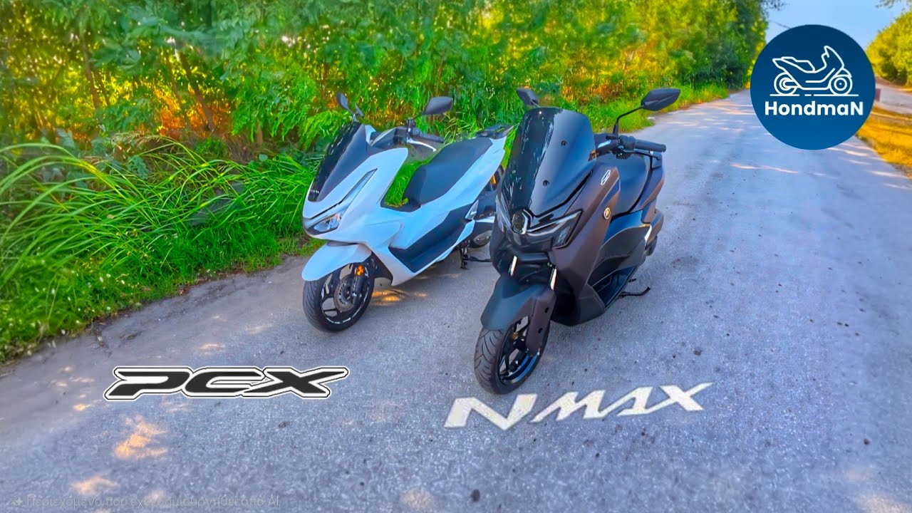 Nmax 2025 vs Pcx 2025 δοκιμάζουμε τα japan gt  scooter!