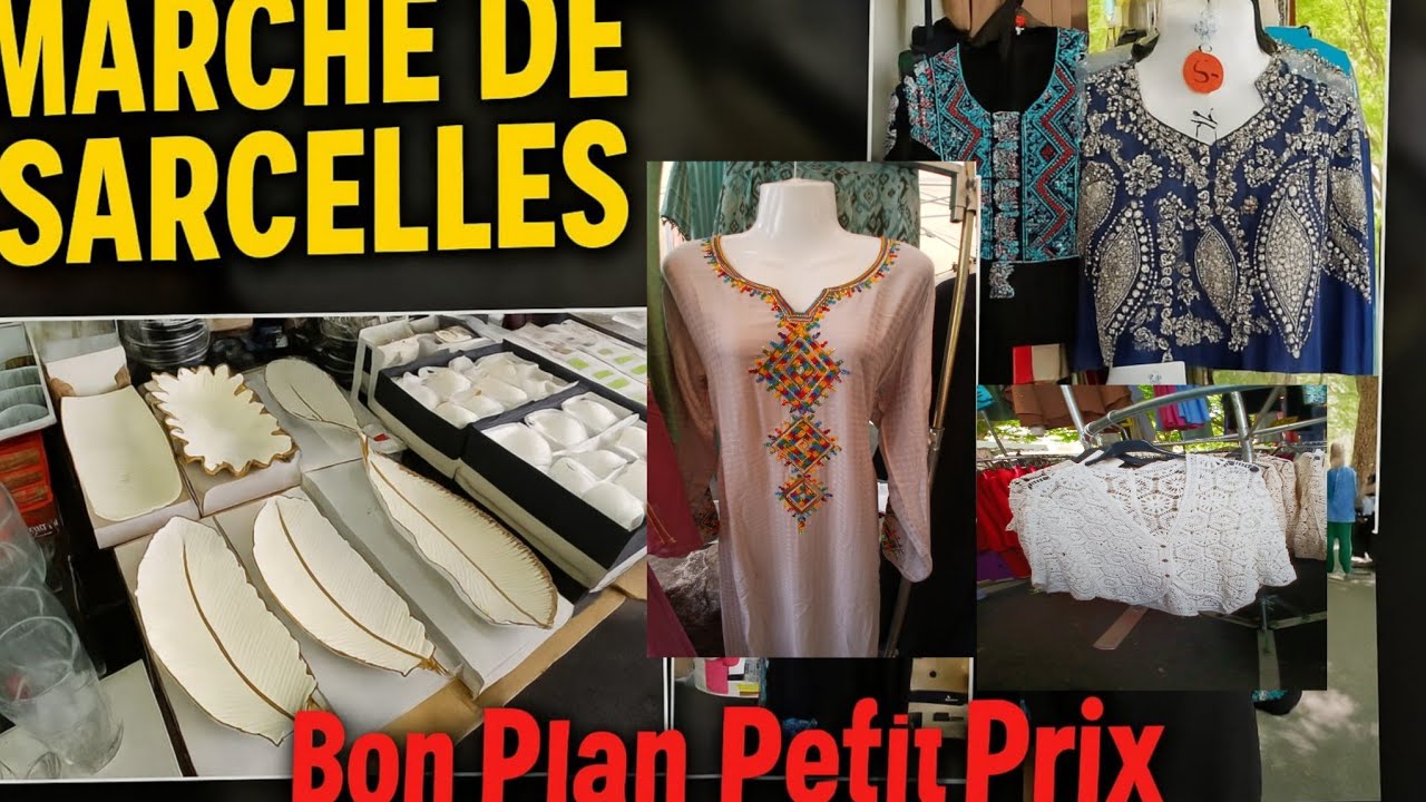 Marché de Sarcelles ❤️ Bonnes affaires mode femme à petits prix 💸🛍️