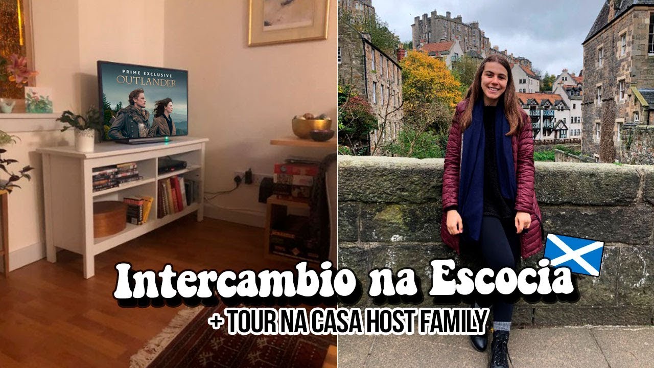 INTERCÂMBIO NA ESCÓCIA - Edimburgo! tour casa host family, escola e rolês | Mi Alves