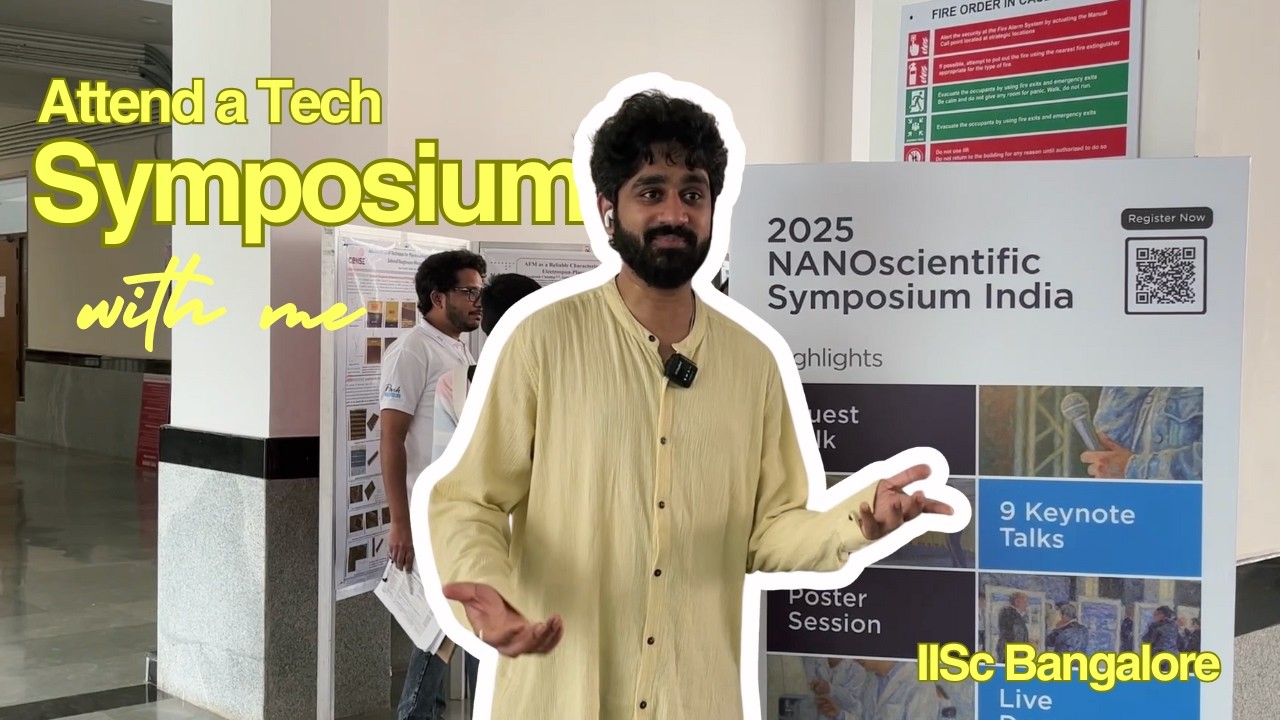 A Day at the Nanoscientific Tech Symposium at IISc Bangalore
