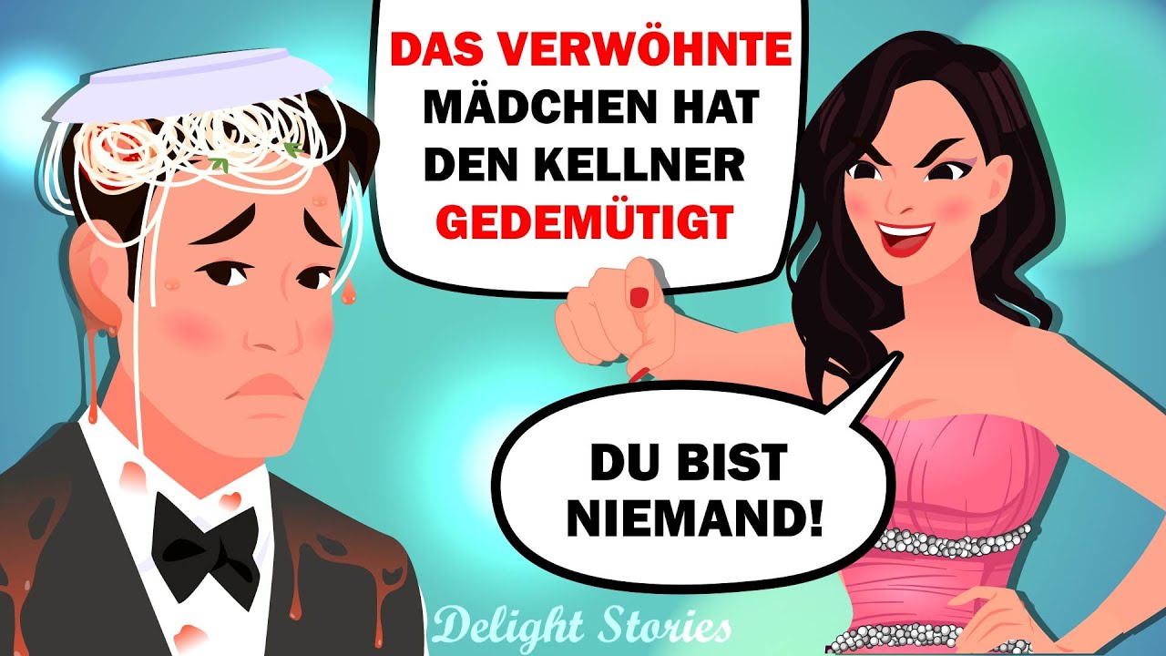 Arrogante Reichen machten sich über den armen Kellner lustig und standen bald in seiner Schuld