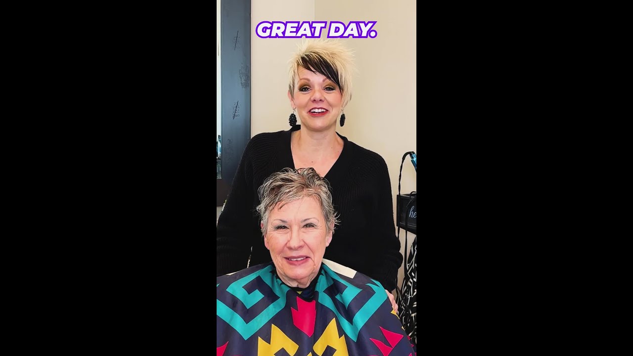 Perfect Undercut for women 70+!