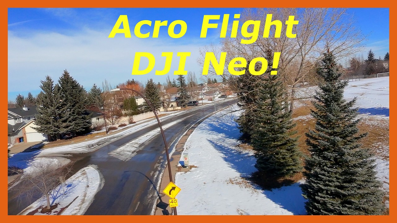 Very Fast Acrobatic Flight with DJI Neo 🚁🇨🇦😊 #dji #djineo #acrobatics #calgary