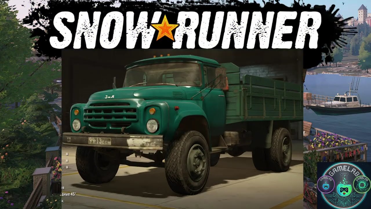 SnowRunner ГАЗ-53 против ЗИЛ-130 автомобили СССР Кто лучше???