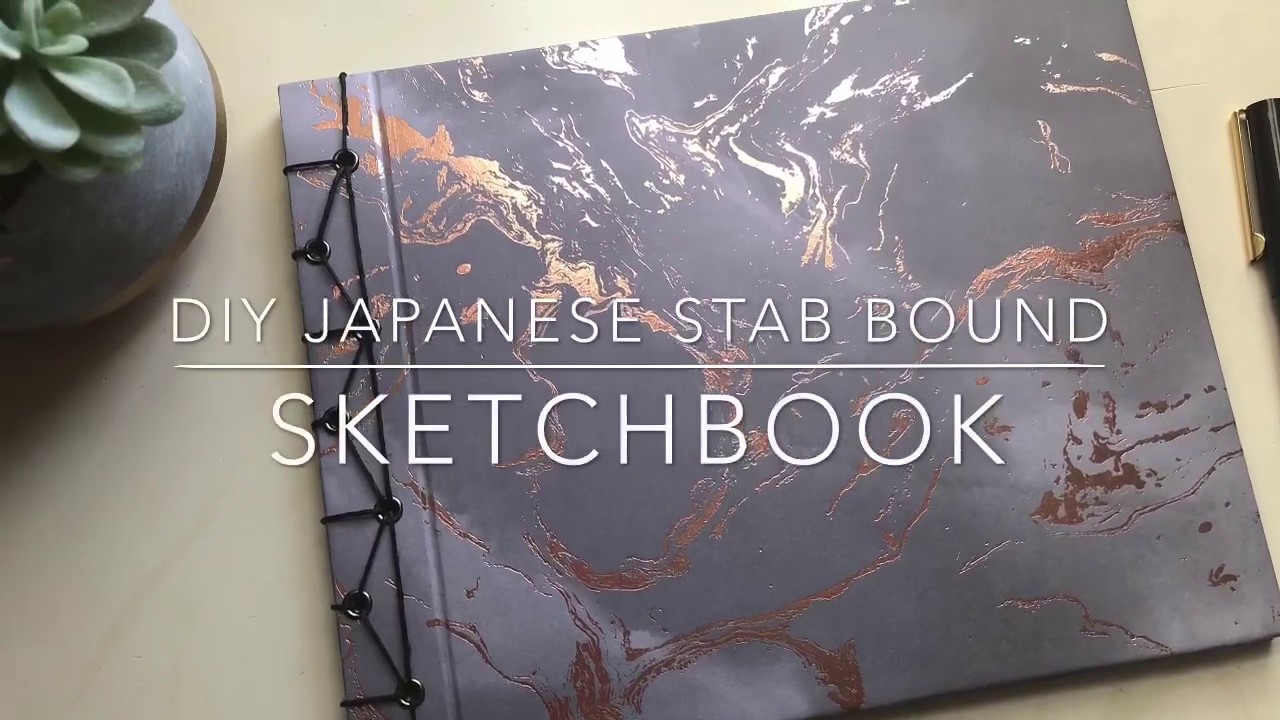 DIY Japanese Stab Bound Sketchbook