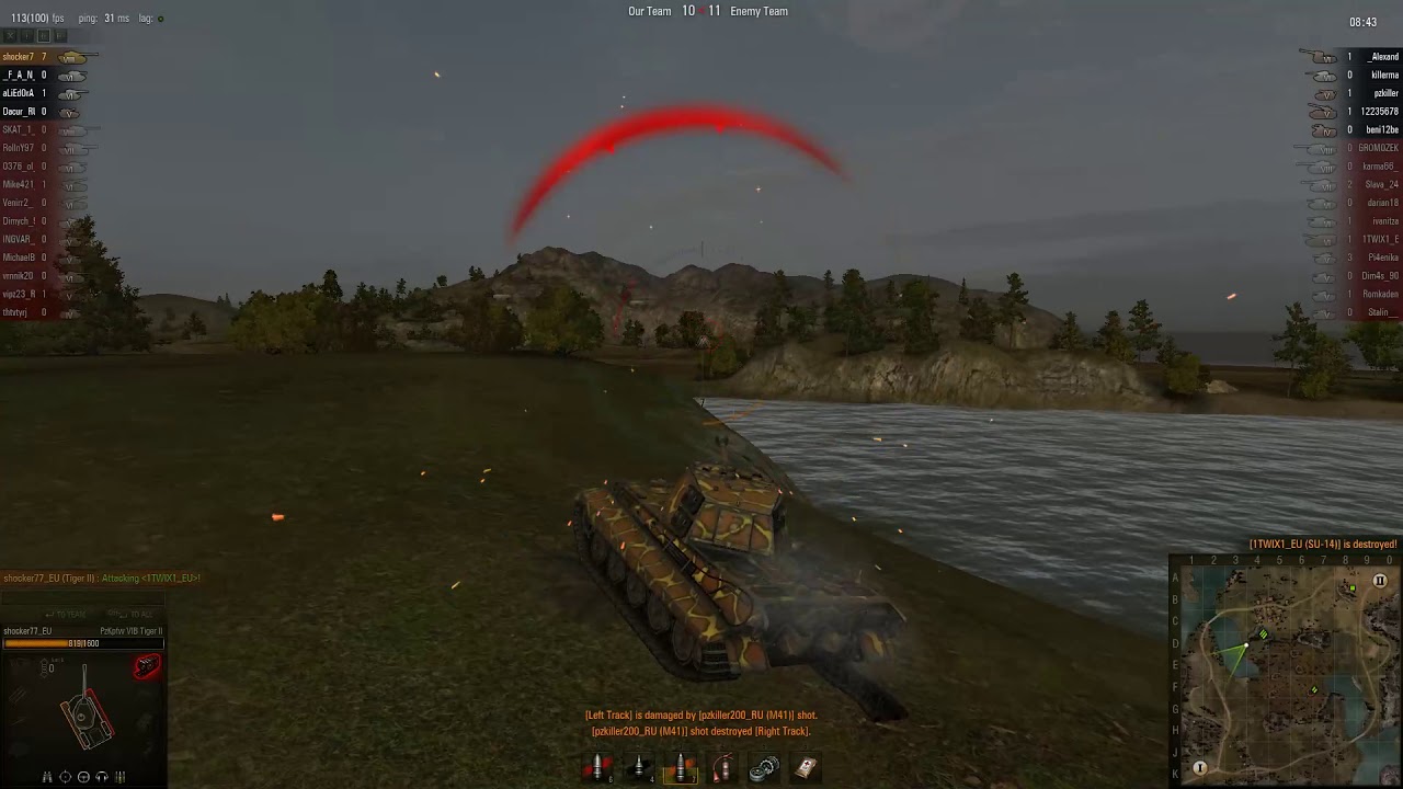 World of Tanks Classic 7.0 Tiger II Gameplay