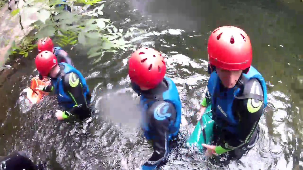 Canyoning afon prysor wales