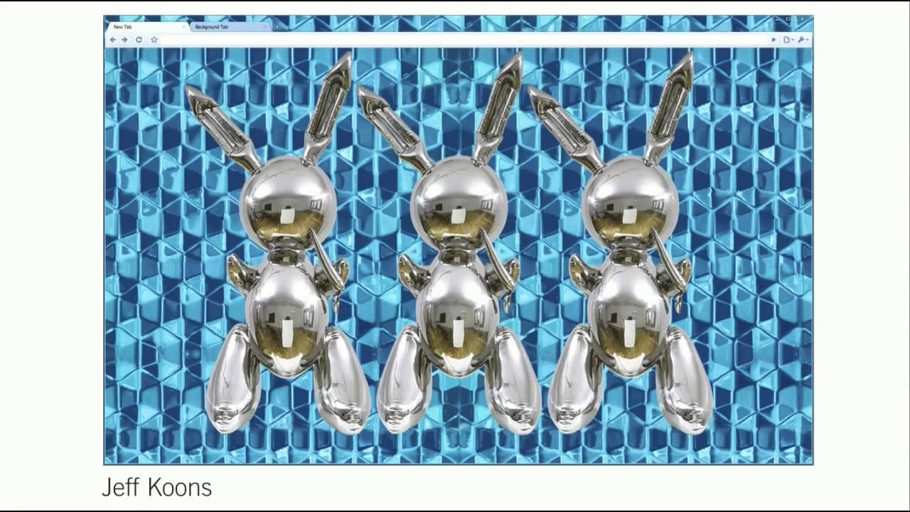 Google Chrome アーティスト テーマ スライドショー