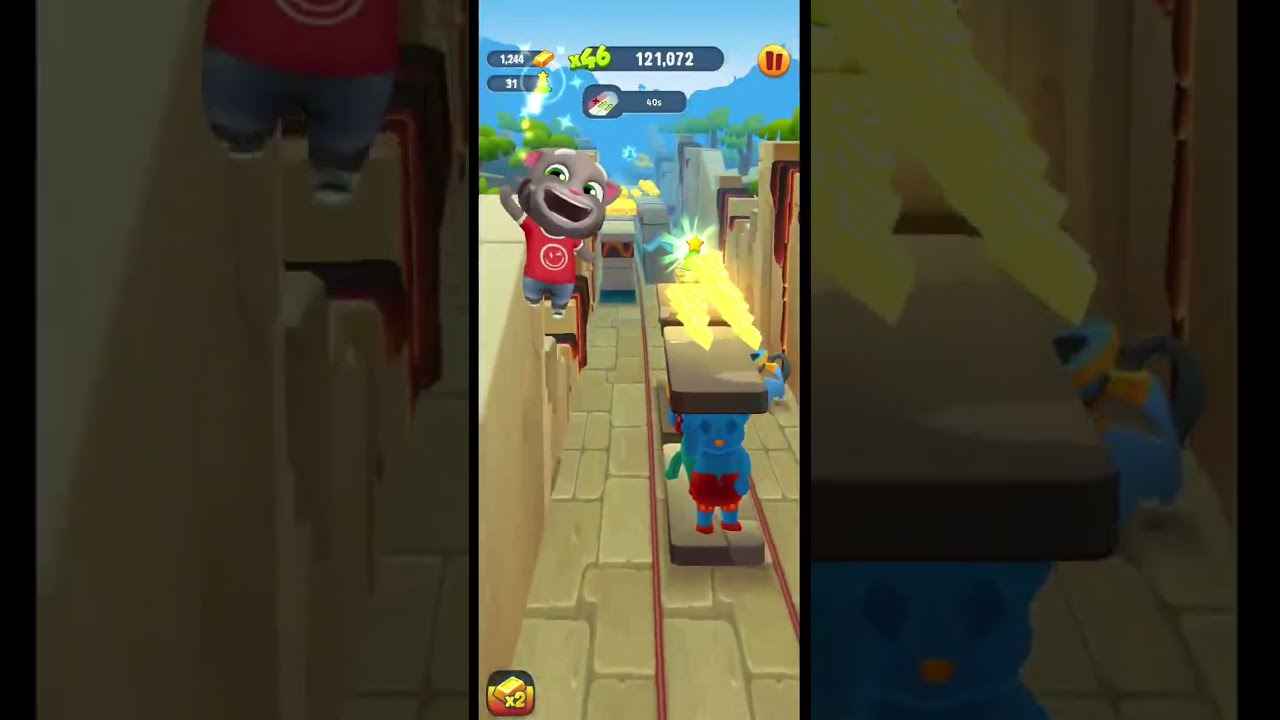 Talking Tom run live