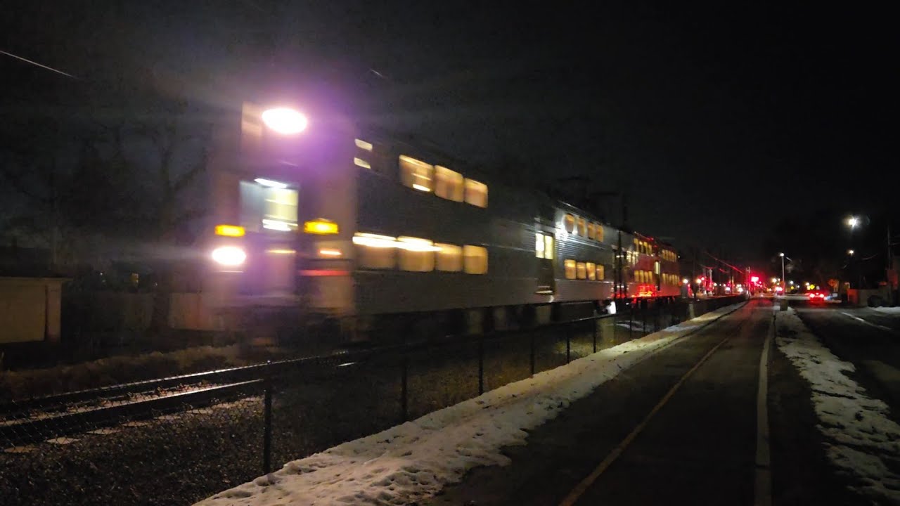 South Shore Monon Corridor Test Trains In Munster and Hammond Indiana