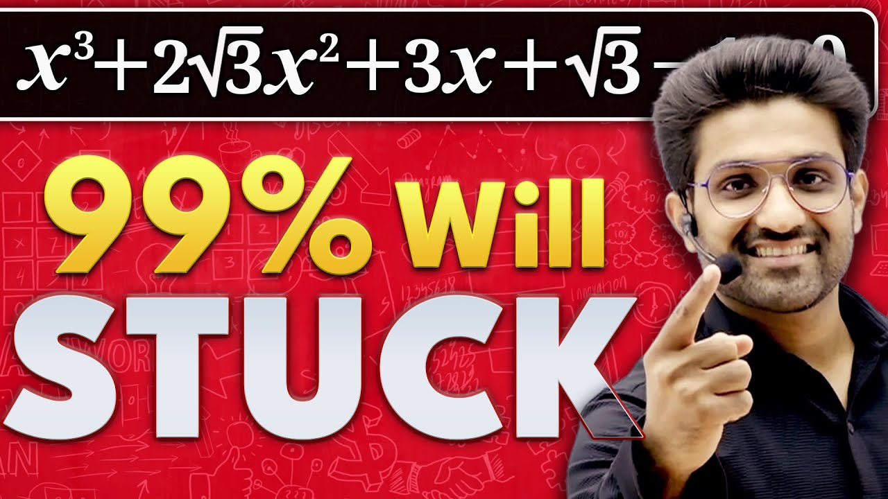 Challenge ! Super Concept of solving Cubic Equation 😎