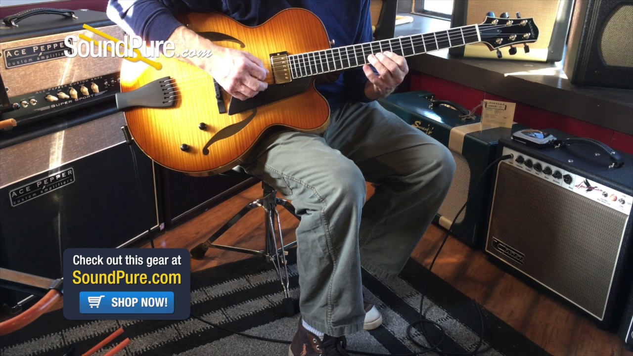 Sadowsky Jim Hall Model Caramel Burst Archtop #A1297