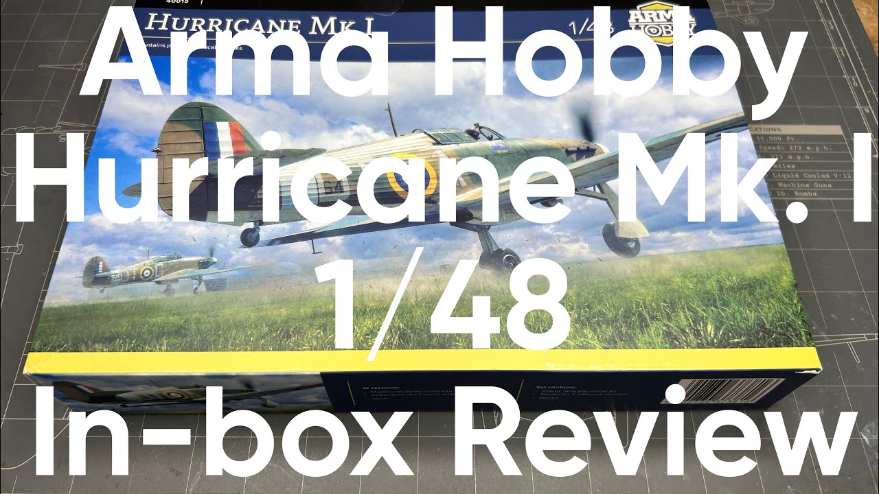 НОВИНКА! Обзор самолета Arma Hobby Hawker Hurricane Mk. I в масштабе 1/48 в коробке.
