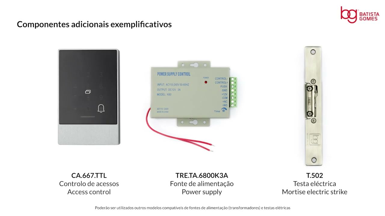 BG - Tutorial Ligação Controlo de acessos CA.667.TTL