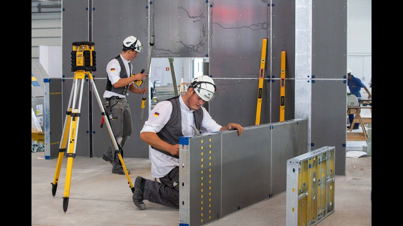 WorldSkills 2019: Wettbewerb der Stahlbetonbauer