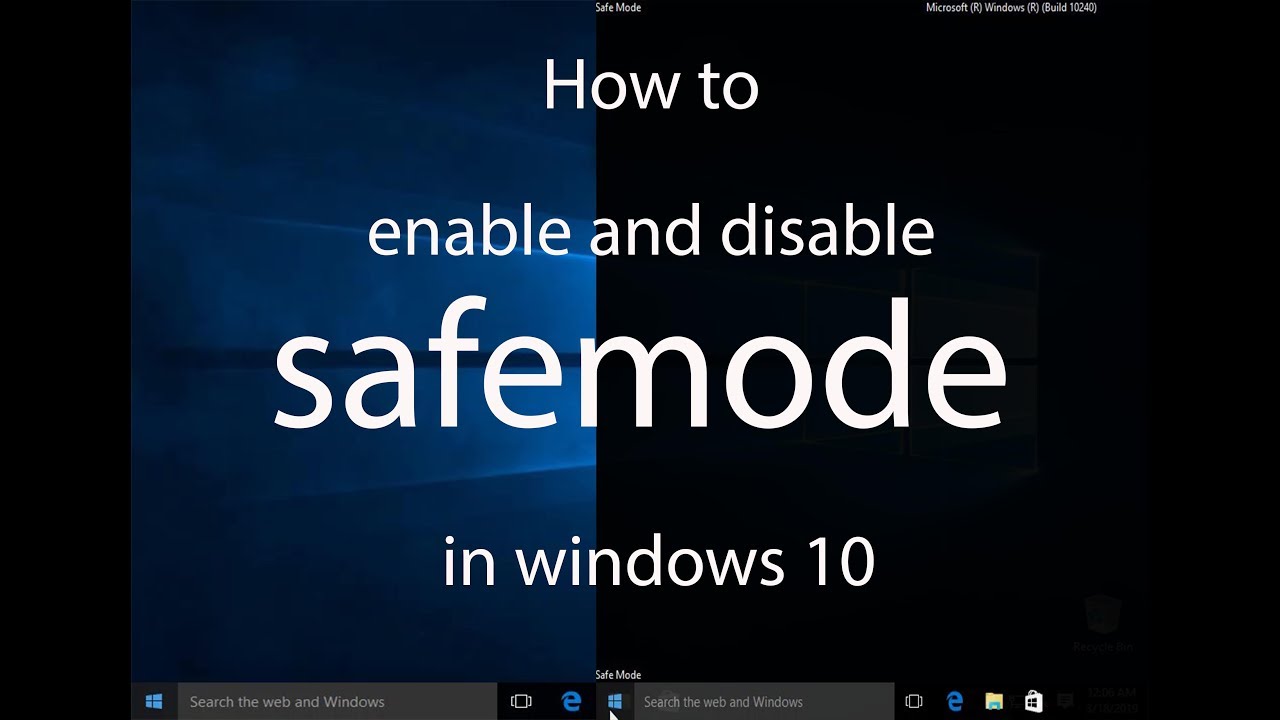 How to enable and disable safe mode in windows 10 (6 ways)